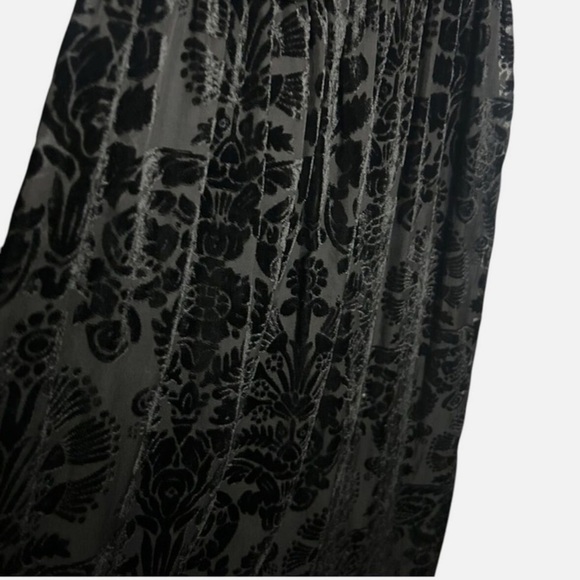 Max Studio Black Floral Burnout Maxi Dress - Picture 12 of 12